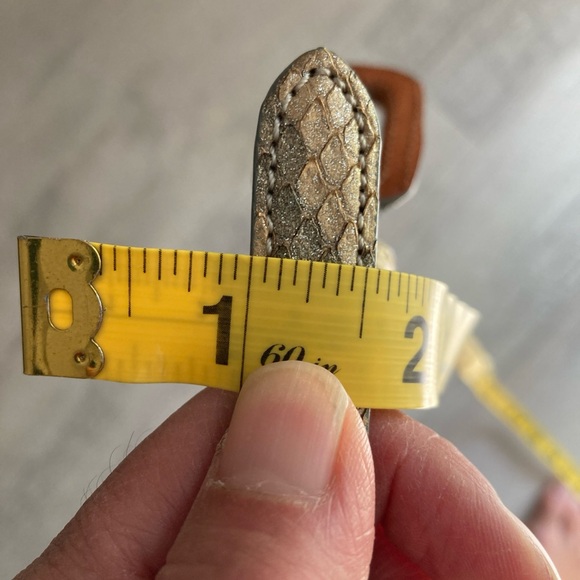 Authentic Ralph Lauren Python Belt Sz S - Picture 8 of 11